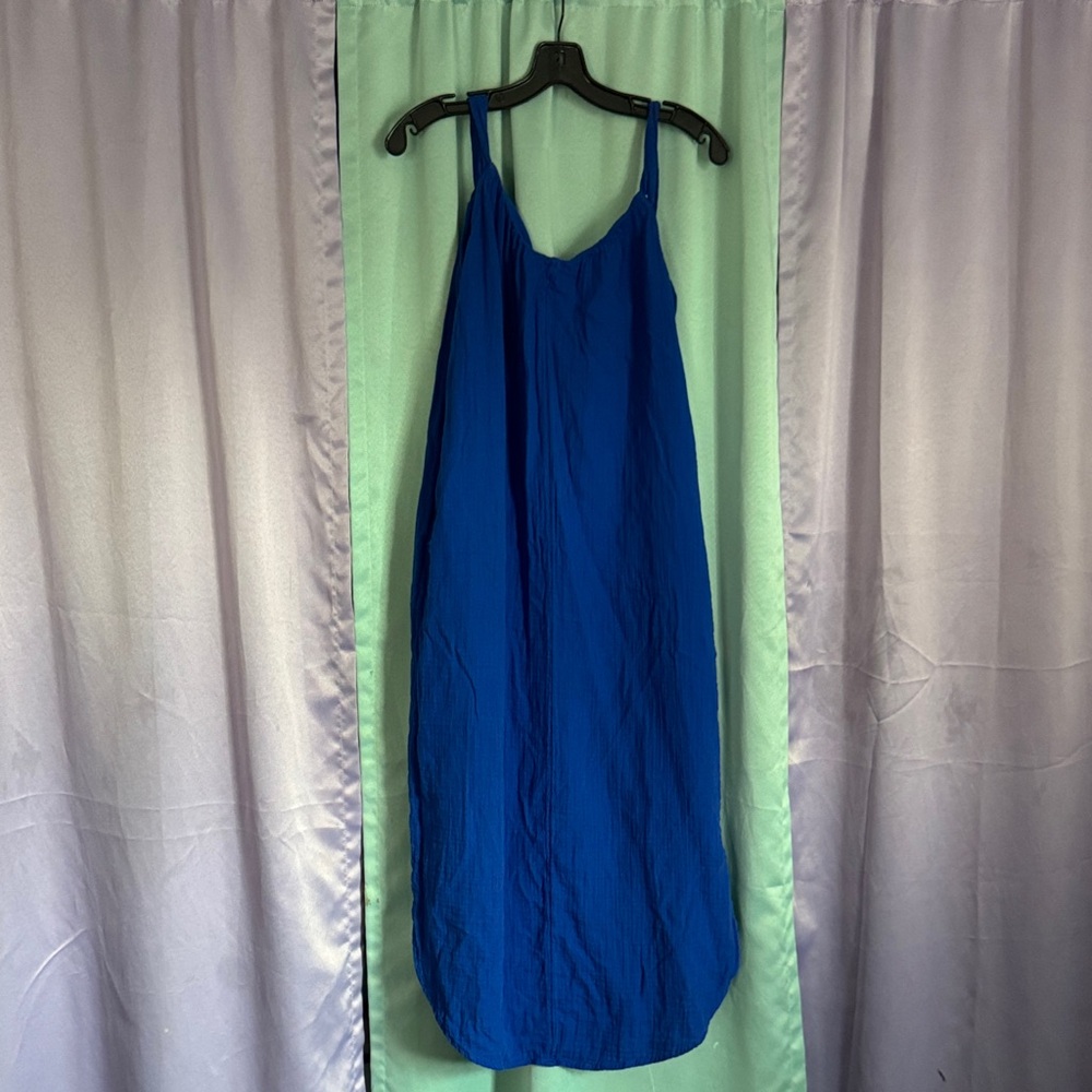 Old Navy Royal Blue Gathered Dress